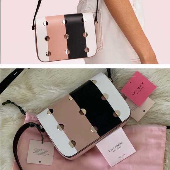 kate spade Handbags - KATE SPADE SMALL NICOLA MOD DOT FLAP SHOULDER BAG. NEW WITH TAGS & DUSTBAG. RARE